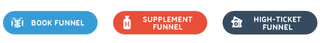 Book Funnel, Supplement Funnel, High-Ticket Funnel